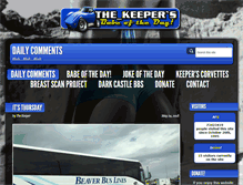 Tablet Screenshot of dailykeeper.com